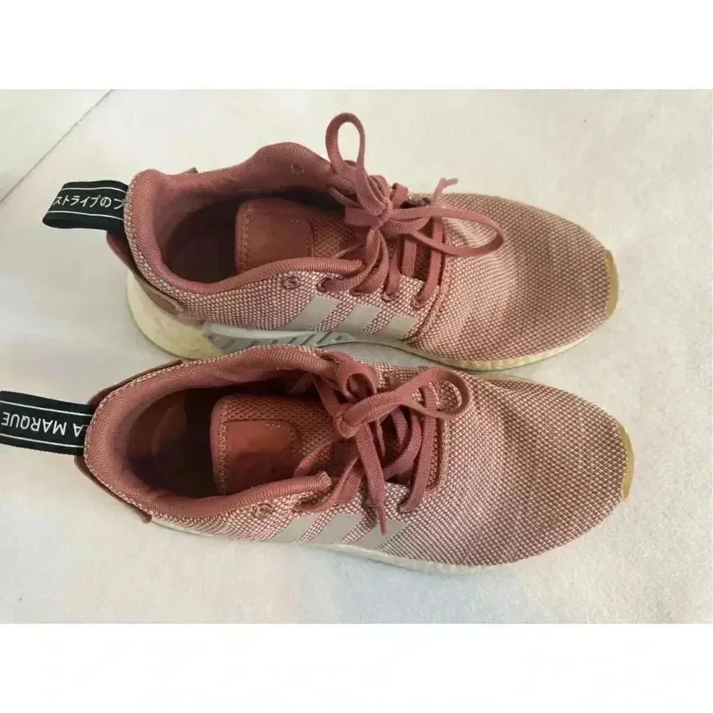 Adidas NMD R2 Women’s Sneakers | Light Pale Pink Boost Sole Trendy Street Style